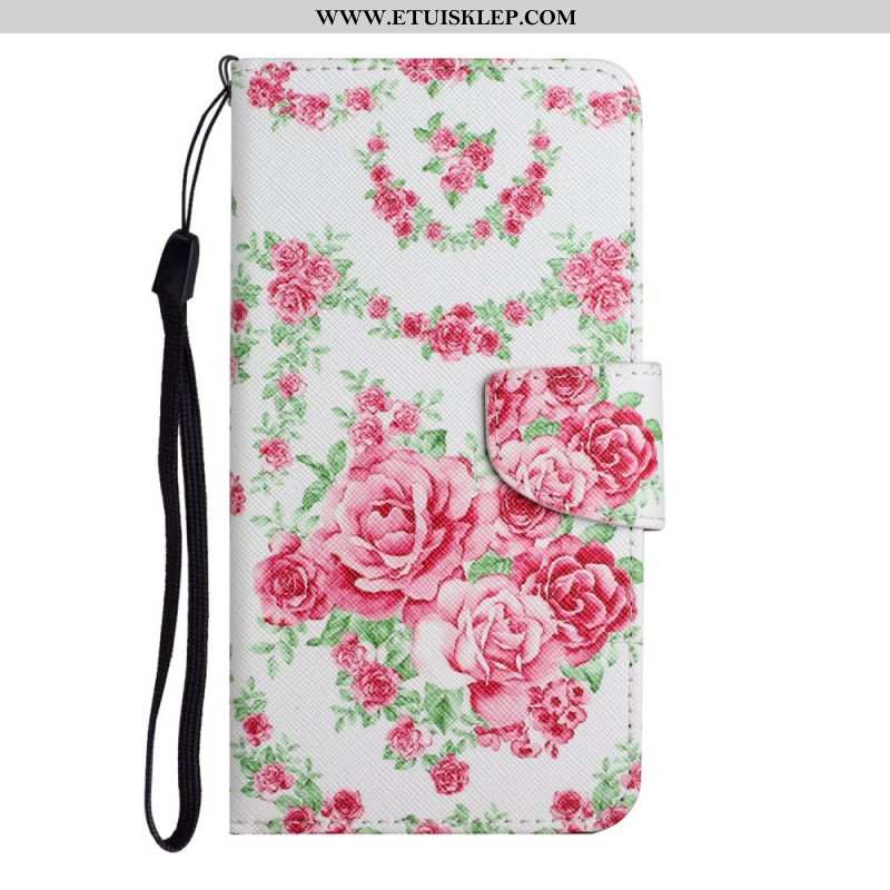 Etui Folio do Xiaomi Redmi Note 11 Pro Plus 5G Kwiaty Liberty Royal